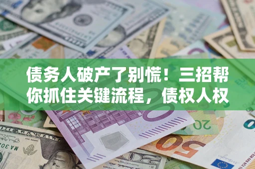 武汉债务人破产了别慌！三招帮你抓住关键流程，债权人权益不再缩水