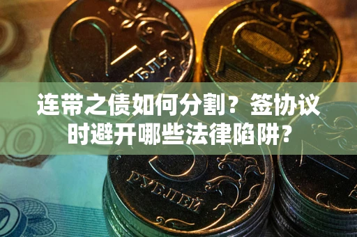 武汉连带之债如何分割？签协议时避开哪些法律陷阱？