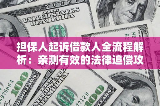 武汉担保人起诉借款人全流程解析：亲测有效的法律追偿攻略