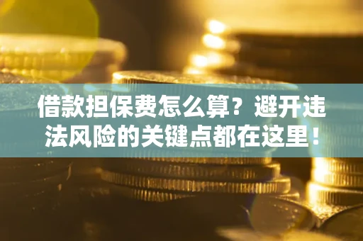 武汉借款担保费怎么算？避开违法风险的关键点都在这里！