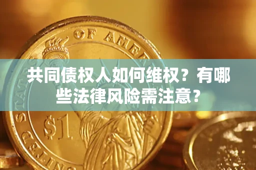 武汉共同债权人如何维权？有哪些法律风险需注意？