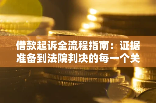 武汉借款起诉全流程指南：证据准备到法院判决的每一个关键步骤