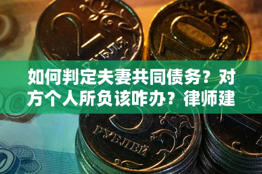 武汉如何判定夫妻共同债务？对方个人所负该咋办？律师建议